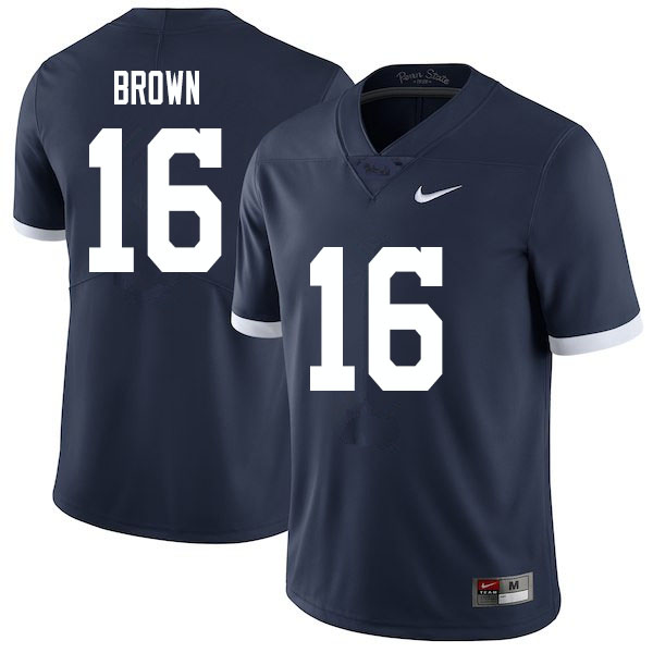 Men #16 Ji'Ayir Brown Penn State Nittany Lions College Football Jerseys Sale-Retro